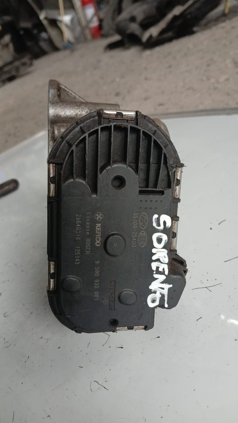 Cuerpo de aceleración Kia Sorento