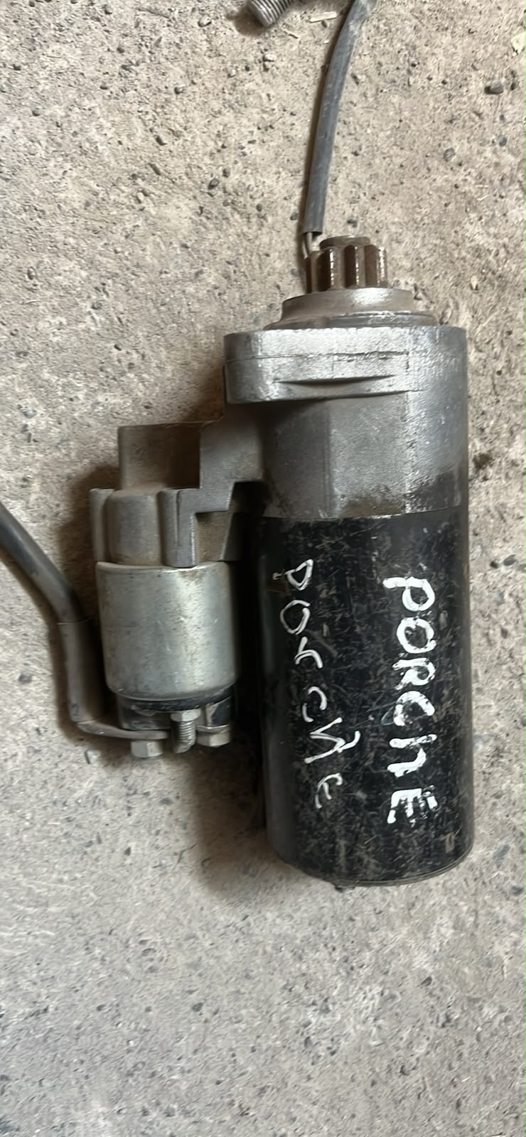 Motor de Partida Porsche